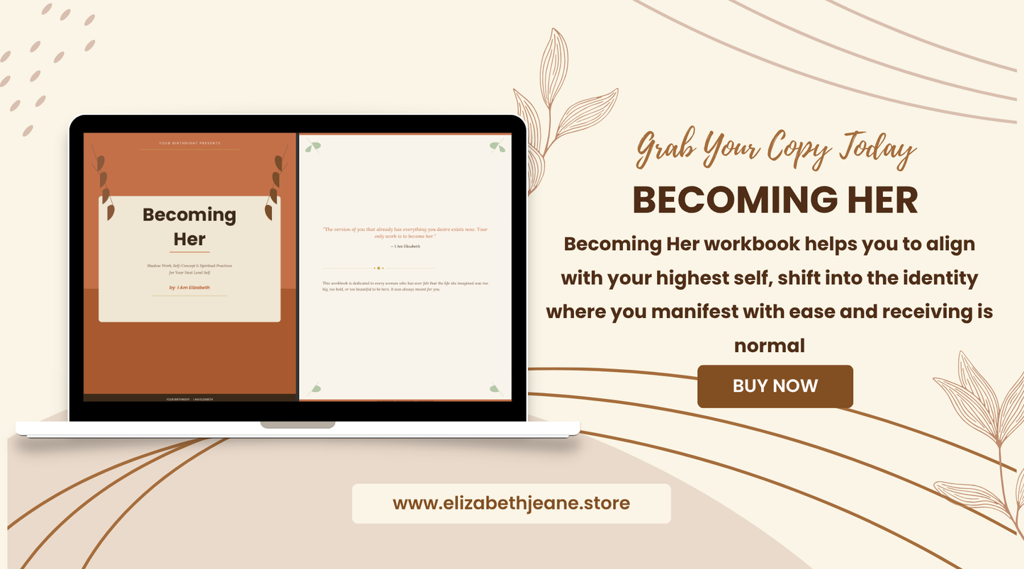 Becoming Her Workbook | PDF ONLY | Digital Download